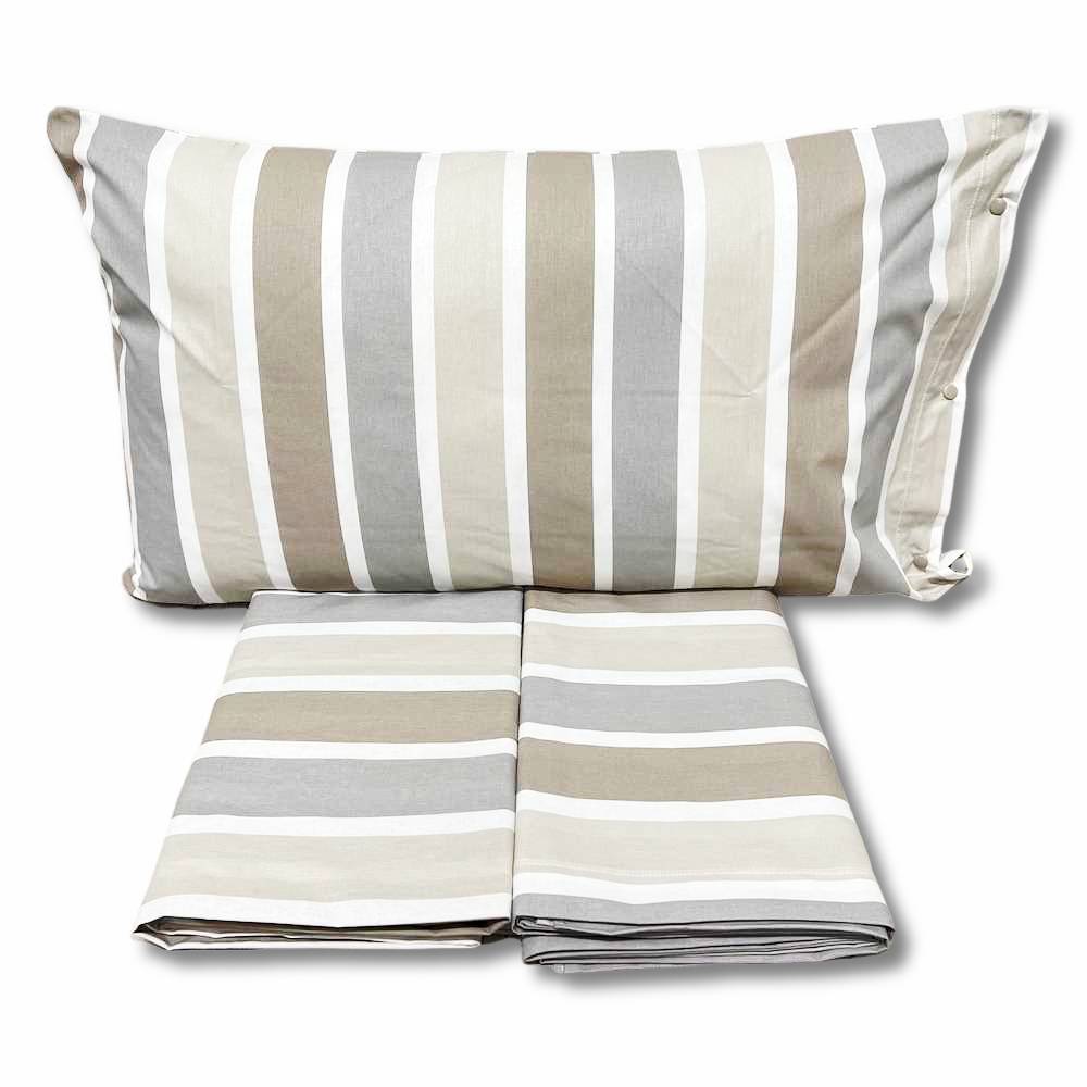 Completo Lenzuola Portofino Tortora Singolo