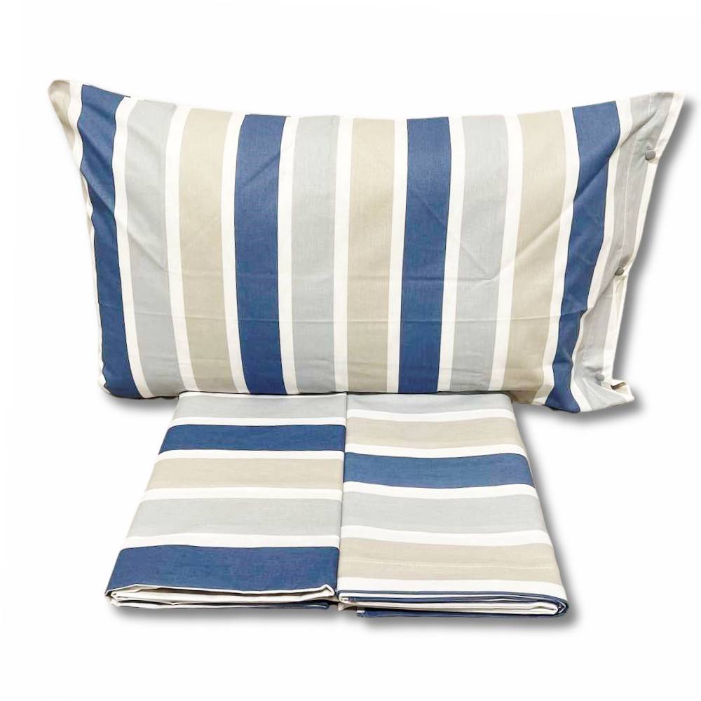 Completo Lenzuola Portofino Blu Singolo
