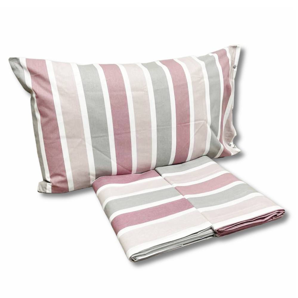 Completo Lenzuola Portofino Rosa Singolo
