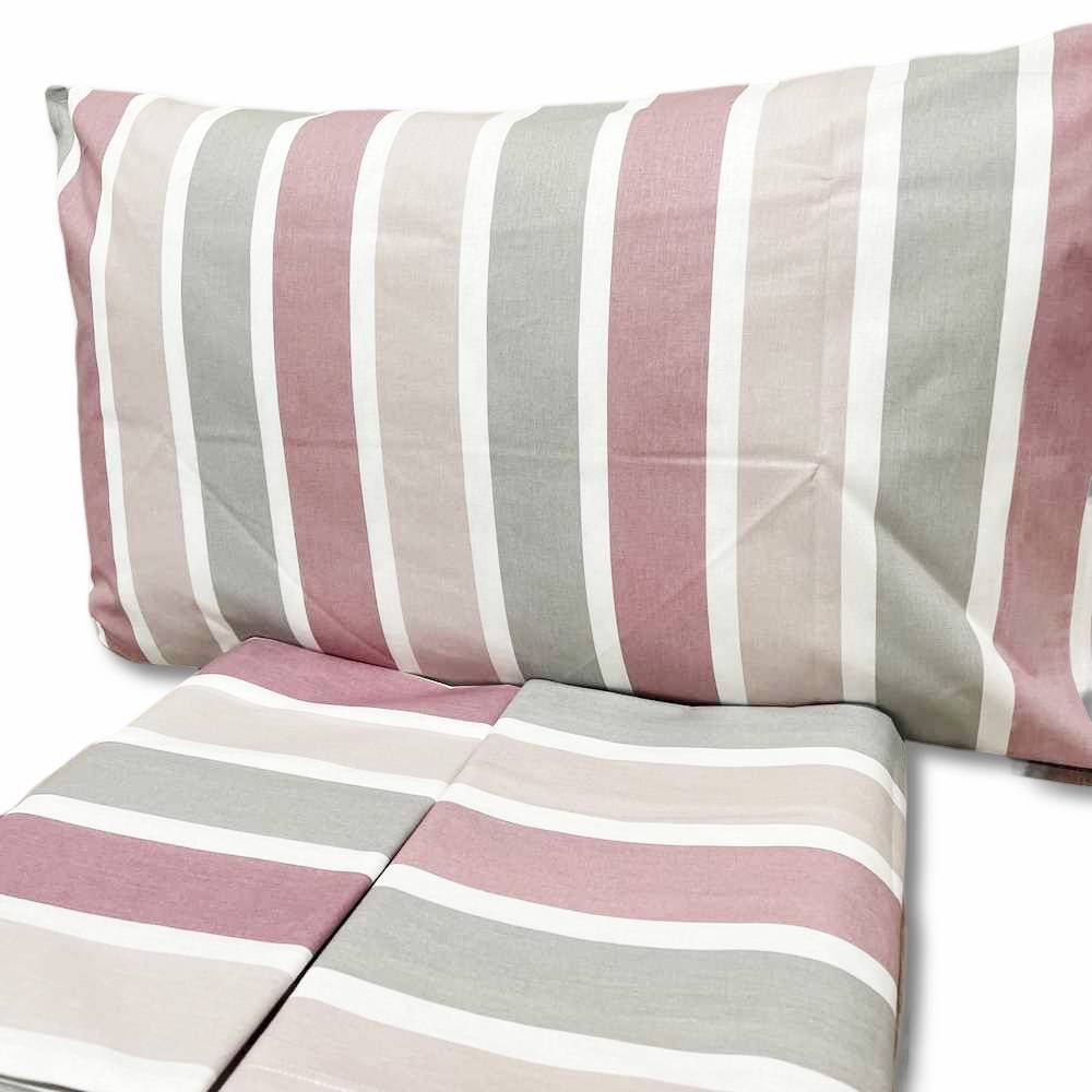 Completo Lenzuola Portofino Rosa Singolo