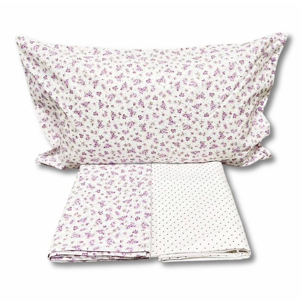 Completo Lenzuola Violette Lilla matrimoniale