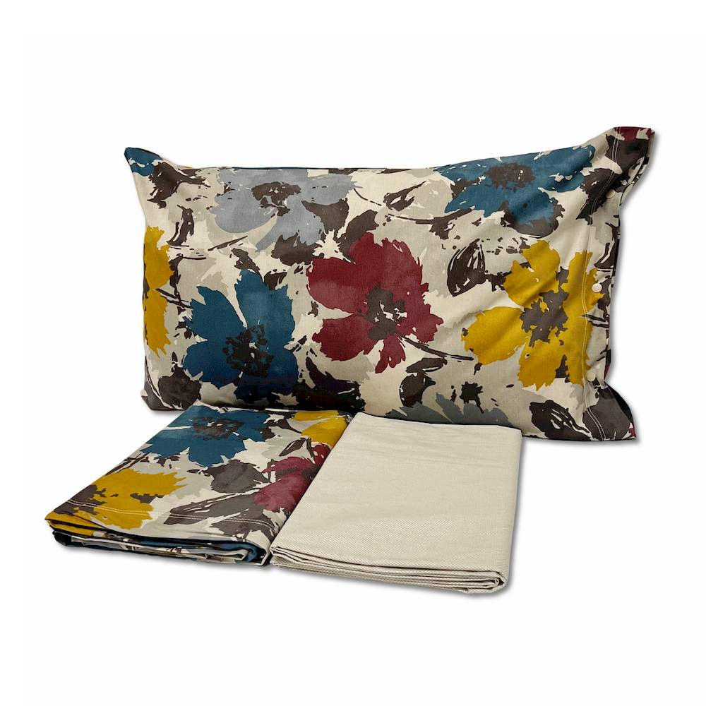 Completo Lenzuola Kim multicolor piazza e mezzo