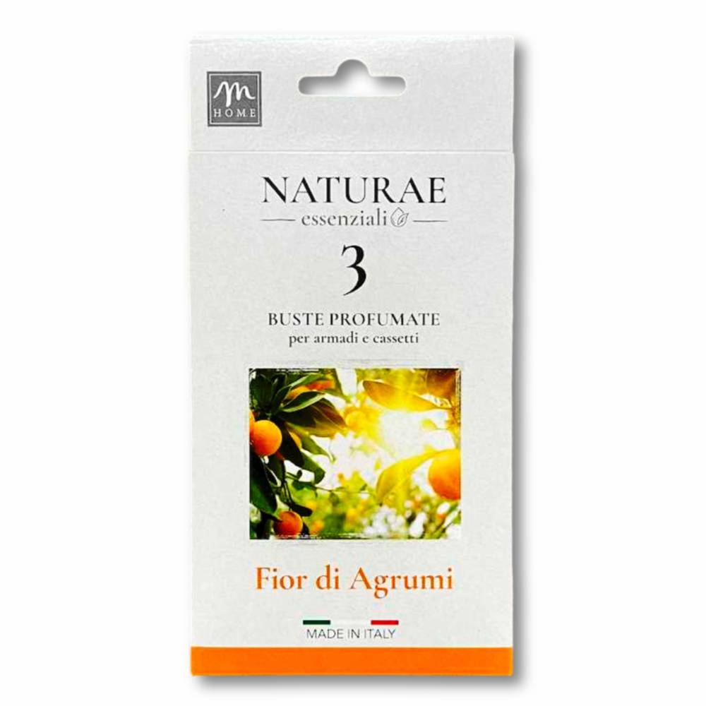 3 buste profumate Armadi e cassetti Fiori di Agrumi