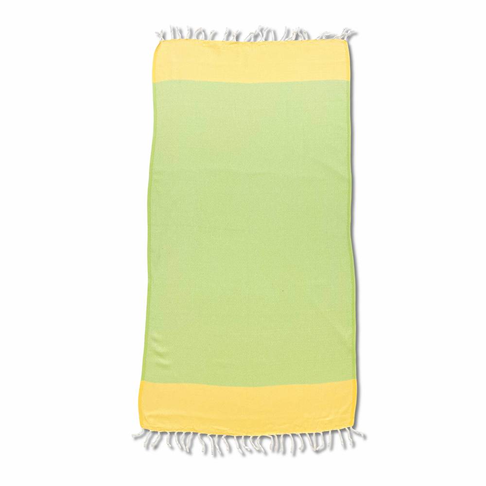 Fouta Telo Mare Spigato giallo 100 x 180
