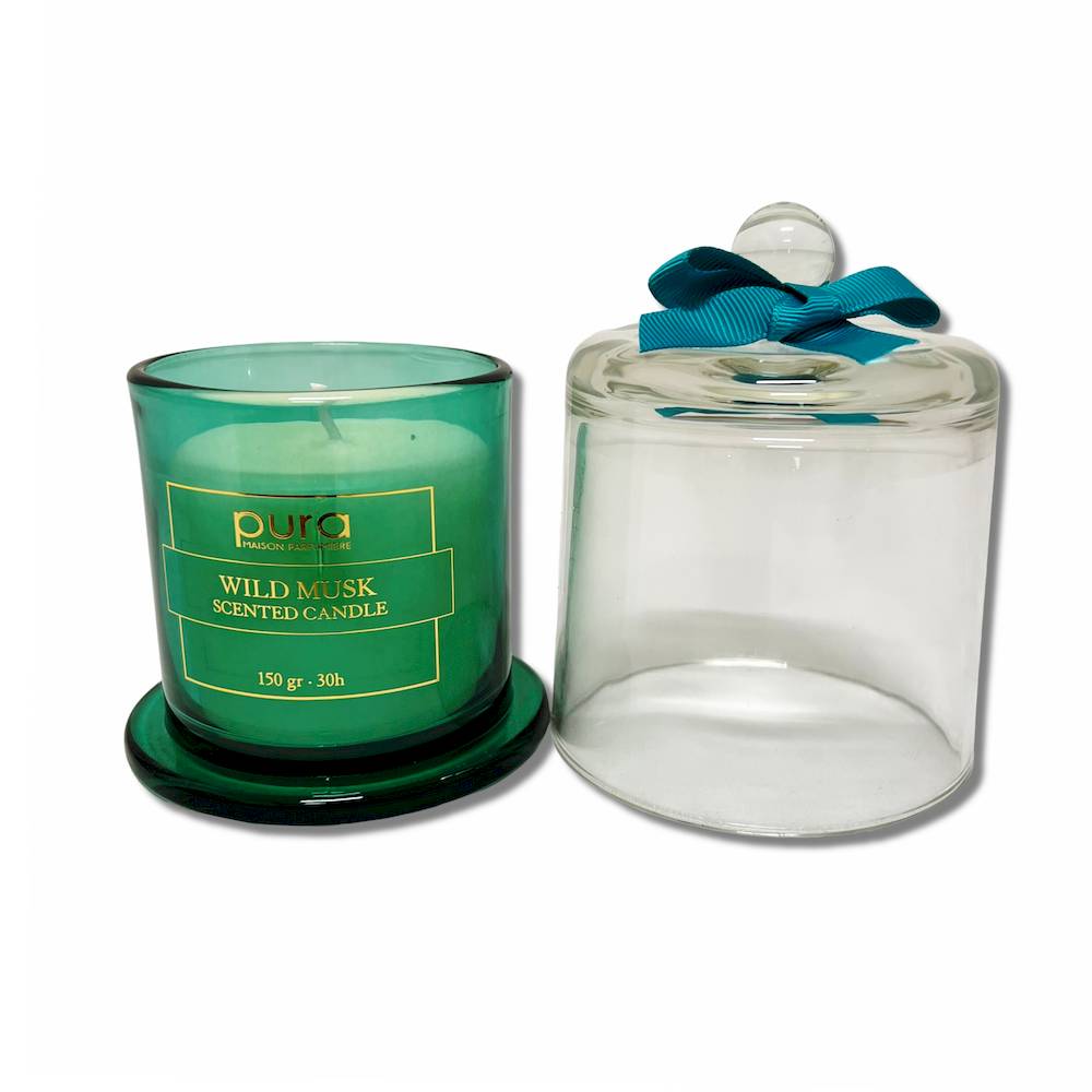 CANDELA PROFUMATA WILD MUSK 150 gr 30 ore