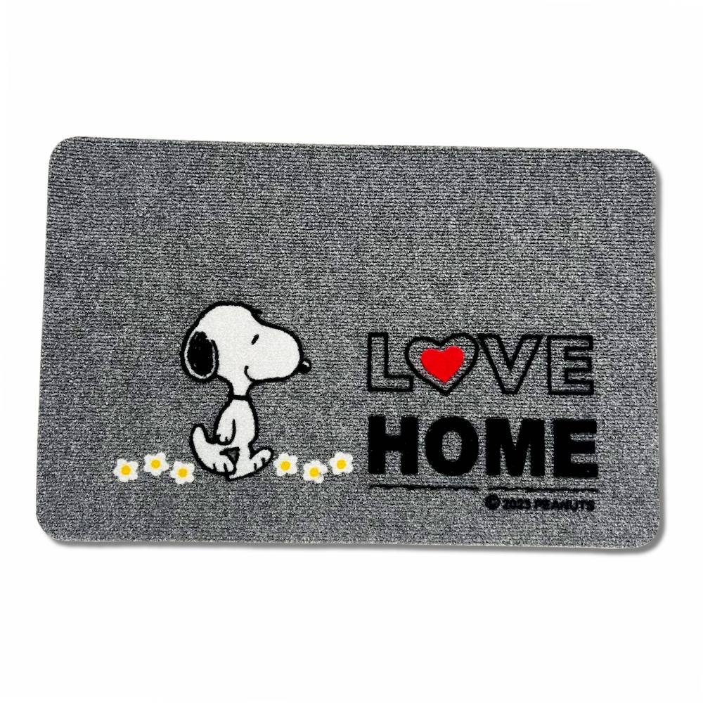 Zerbino grigio Snoopy Love home