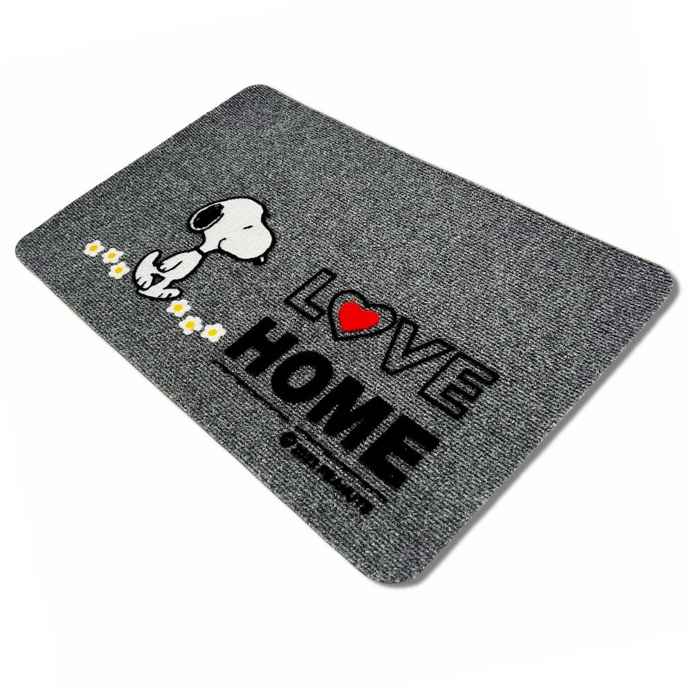 Zerbino grigio Snoopy Love home