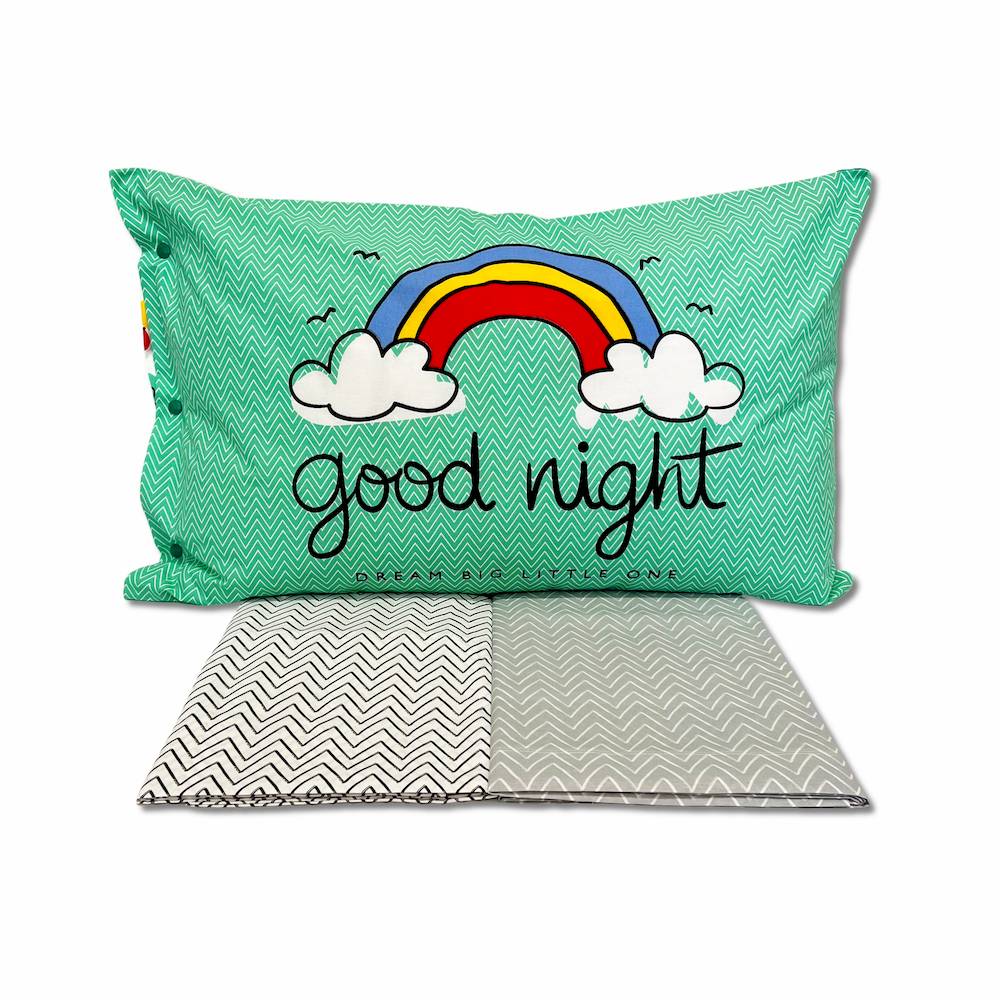 Completo Lenzuola Good night arcobaleno Singolo