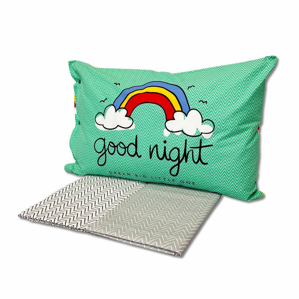Completo Lenzuola Good night arcobaleno Singolo