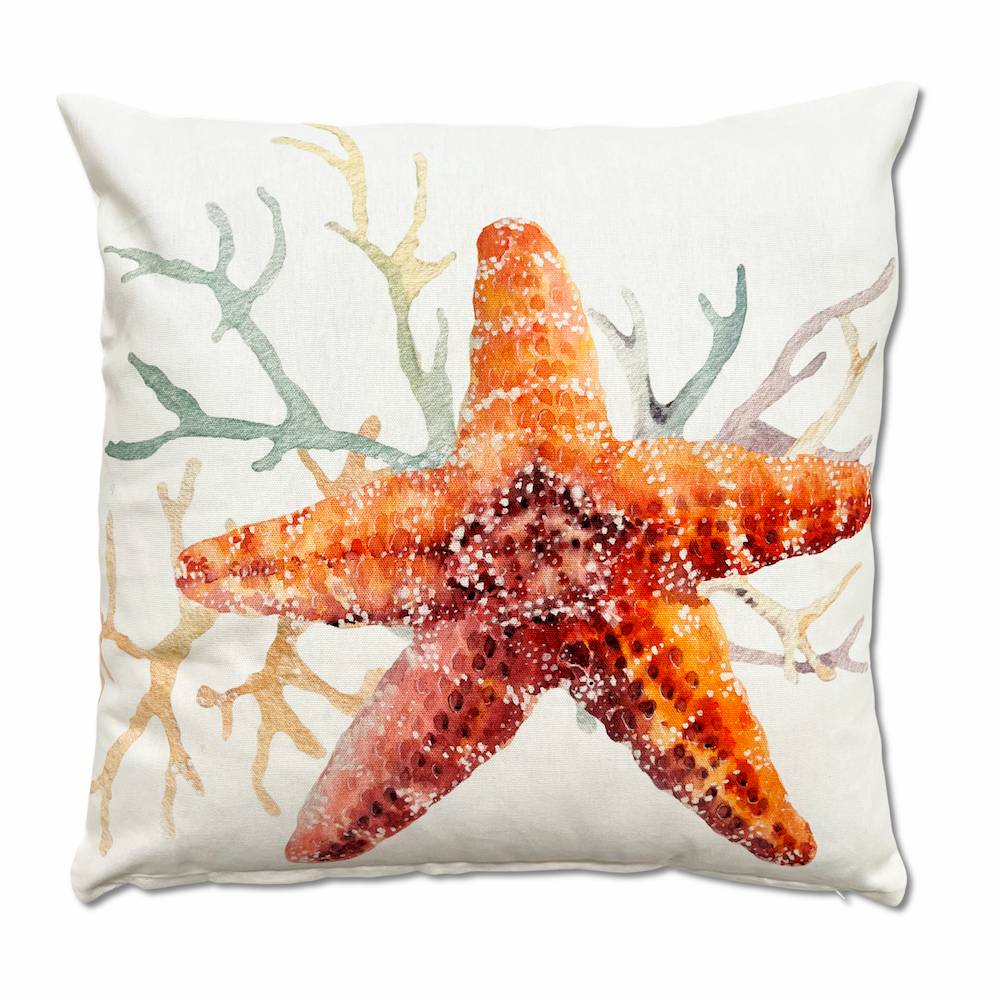 Federa cuscino 45 x 45 Stampa digitale celine stella marina rossa