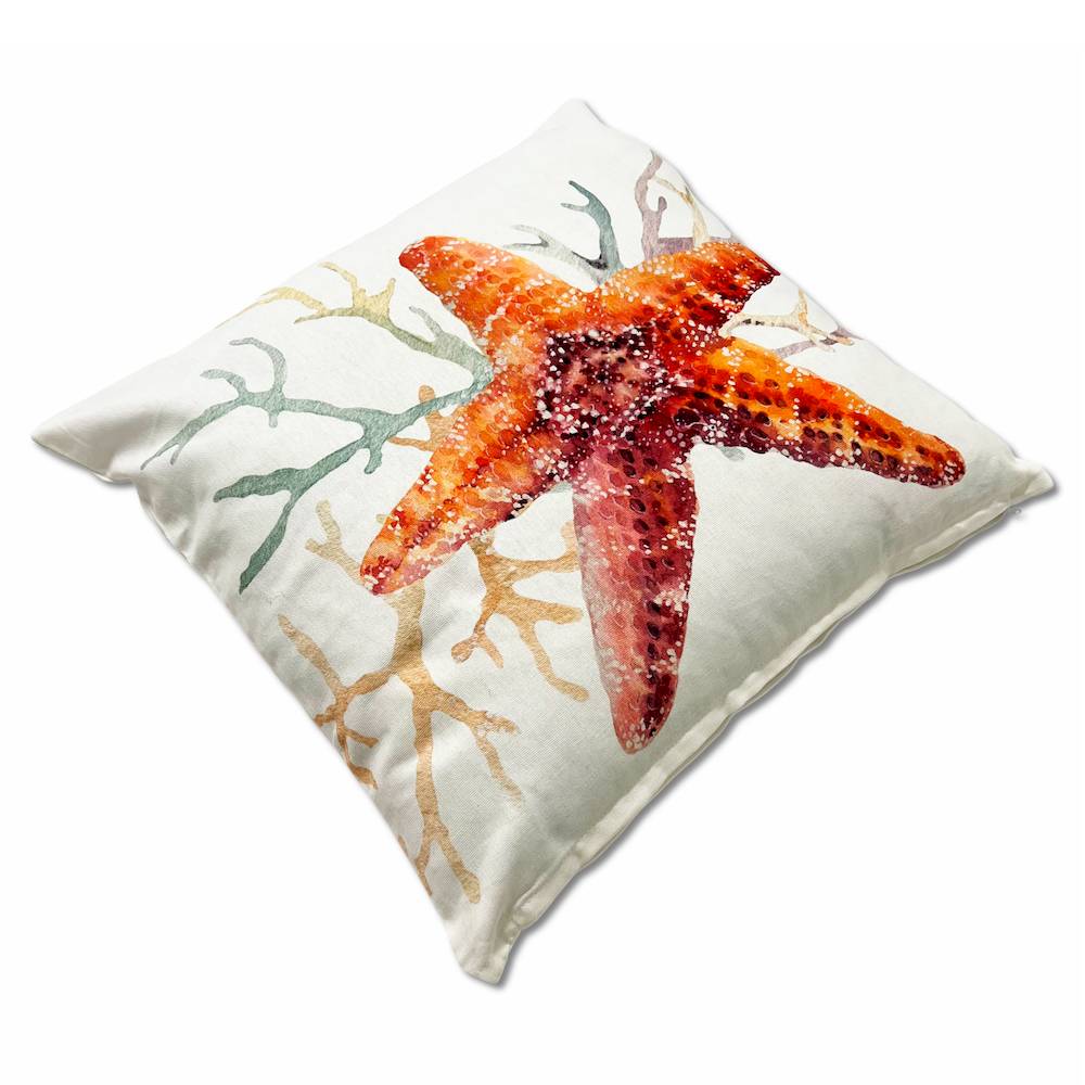 Federa cuscino 45 x 45 Stampa digitale celine stella marina rossa