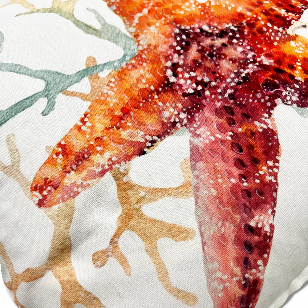 Federa cuscino 45 x 45 Stampa digitale celine stella marina rossa