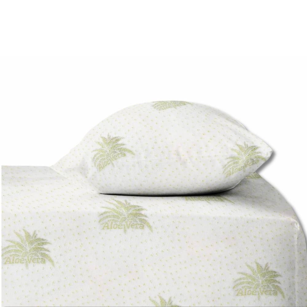 Coprimaterasso antiacaro Jacquard Aloe Singolo