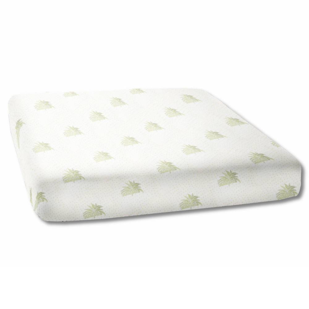 Coprimaterasso antiacaro Jacquard Aloe piazza e mezzo