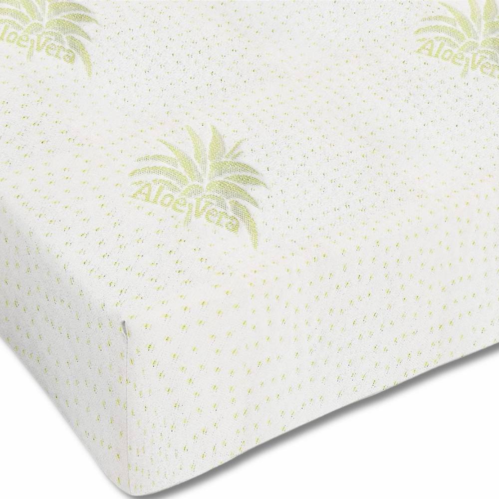 Coprimaterasso antiacaro Jacquard Aloe piazza e mezzo