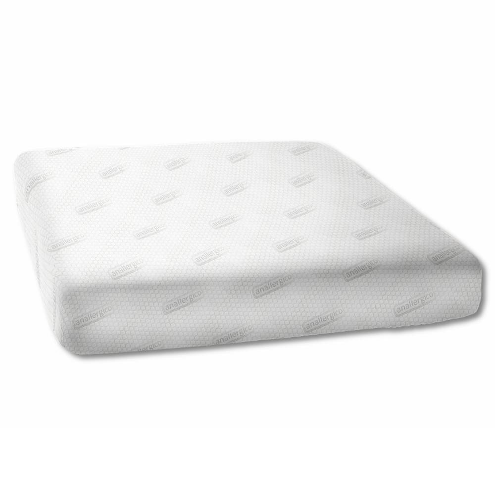 Coprimaterasso antiacaro Jacquard Argento piazza e mezzo