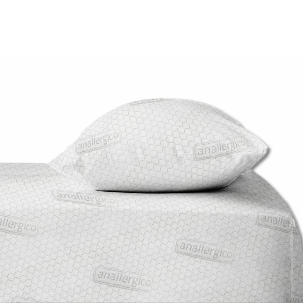 Coprimaterasso antiacaro Jacquard Argento piazza e mezzo