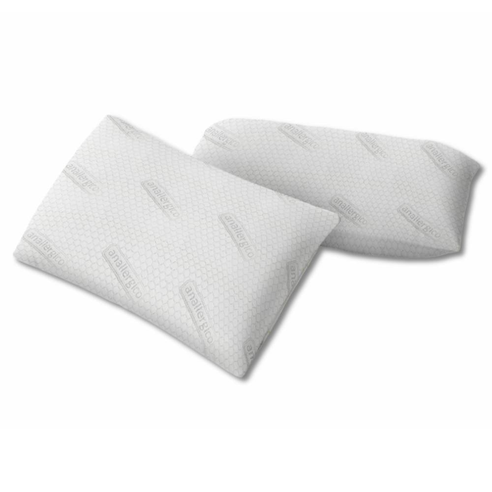 Coppia federe jacquard Argento con  Zip