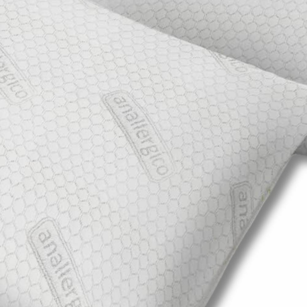 Coppia federe jacquard Argento con  Zip