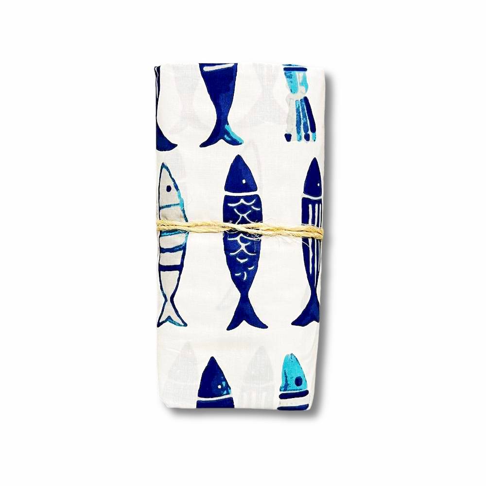 Copritutto Foulard cotone leggero Java pesciolino 260 x 295