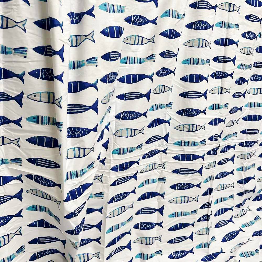 Copritutto Foulard cotone leggero Java pesciolino 260 x 295