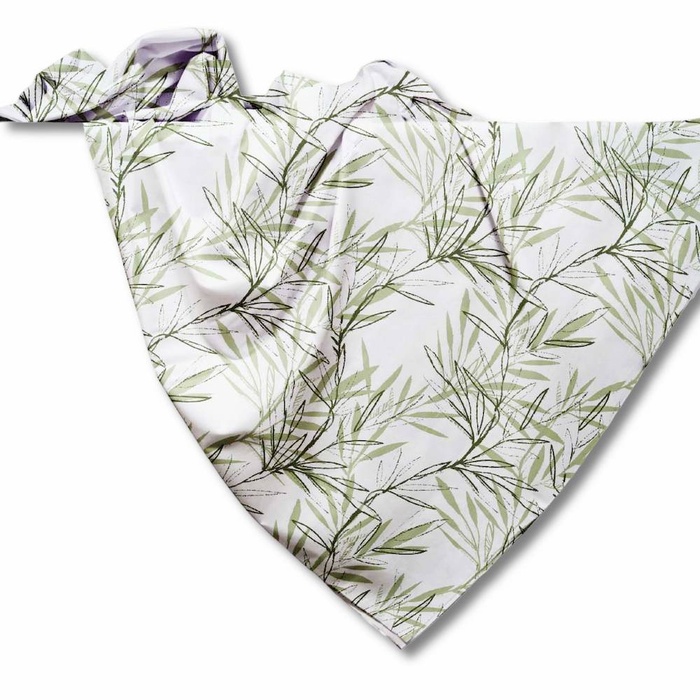 Copritutto Foulard cotone leggero Palmera verde 260 x 295