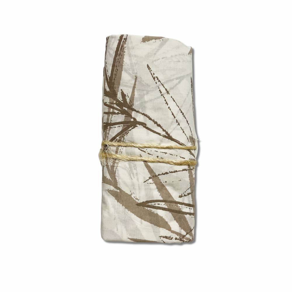 Copritutto Foulard cotone leggero Palmera tortora 260 x 295