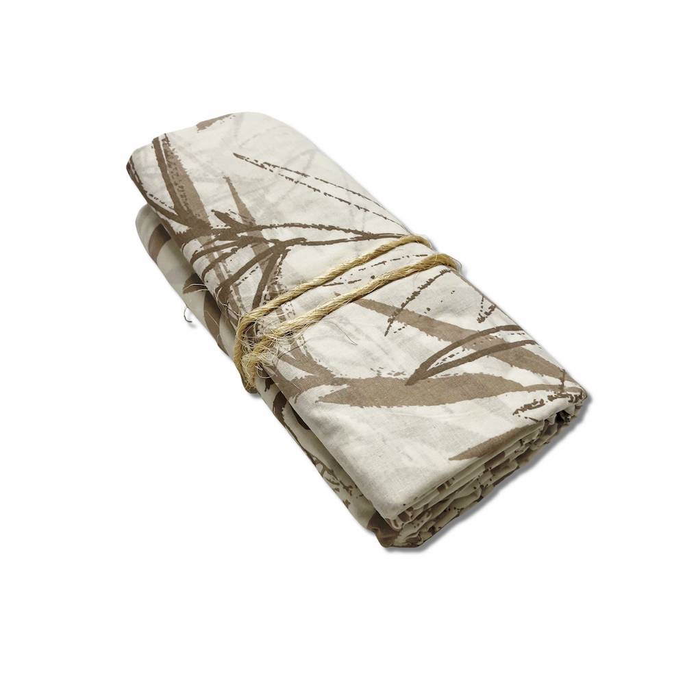 Copridivano Copritutto cotone leggero Palmera tortora 260 x 295