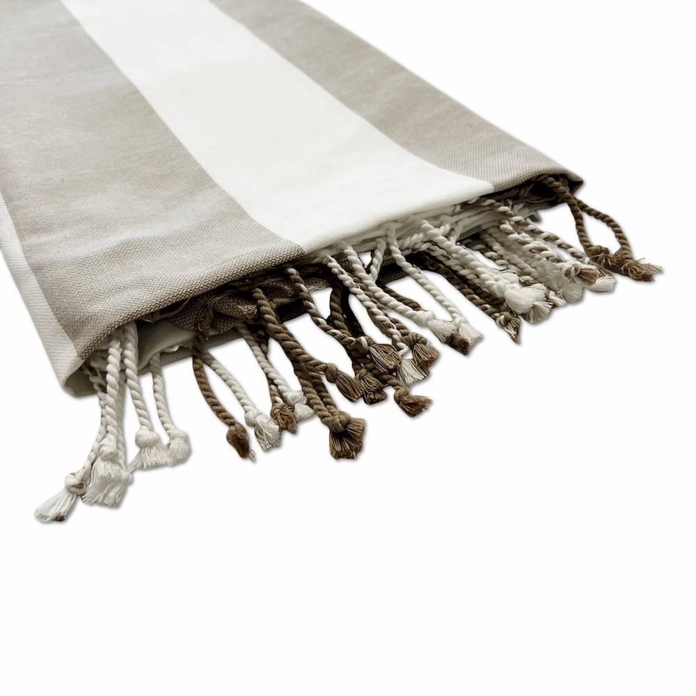 Fouta telo mare jolie Antigua Sabbia 100 x 200
