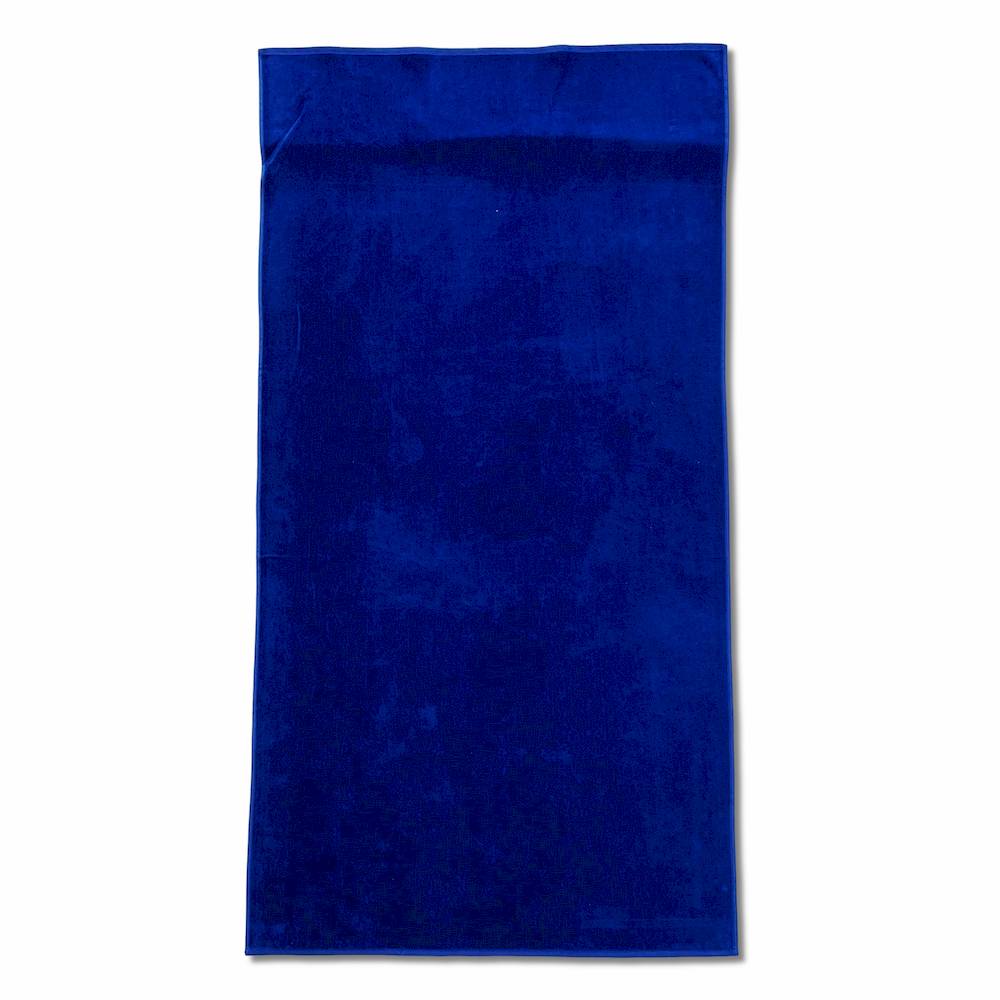 Telo mare spugna Velour Naxos Blu Italia 90 x 170