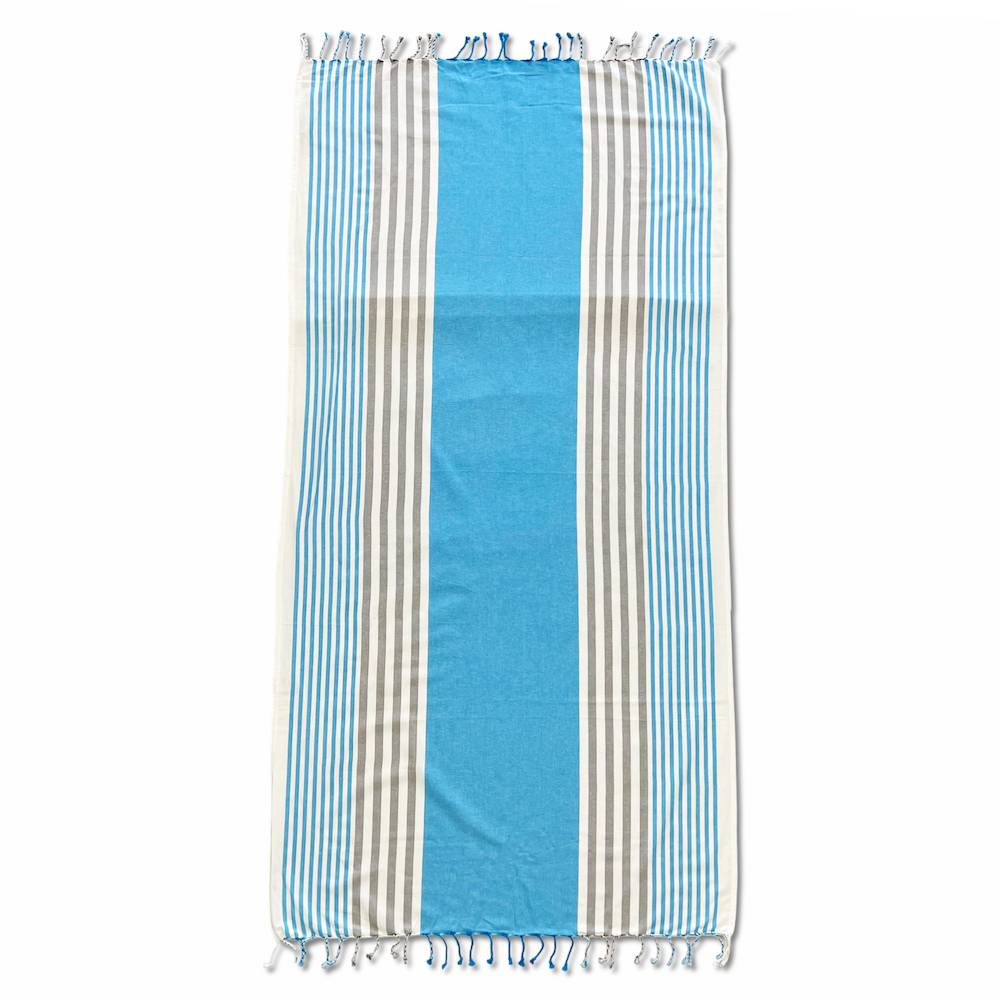 Fouta telo mare jolie Cuba Turchese 100 x 200 Personalizzato