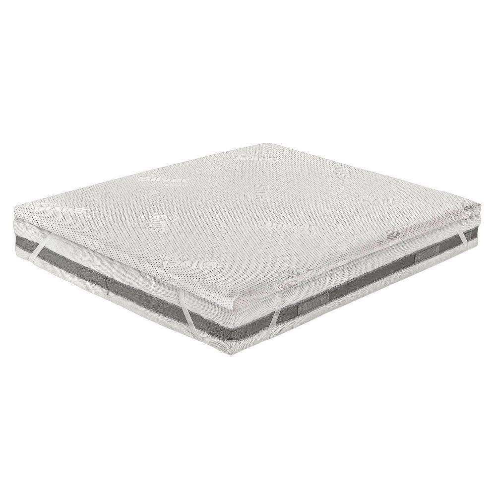 Topper matrimoniale memory fibra d'argento H 5