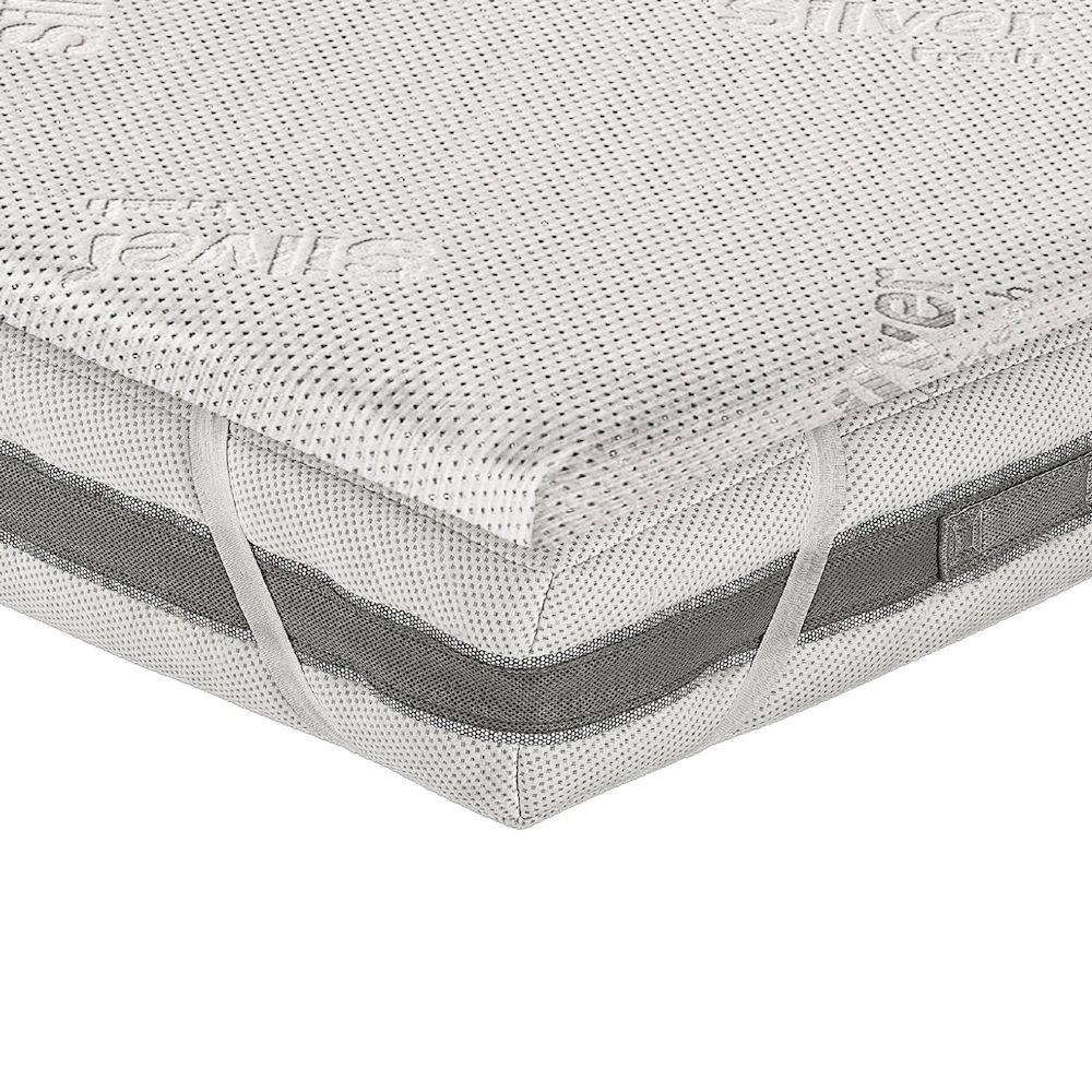 Topper matrimoniale memory fibra d'argento H 5