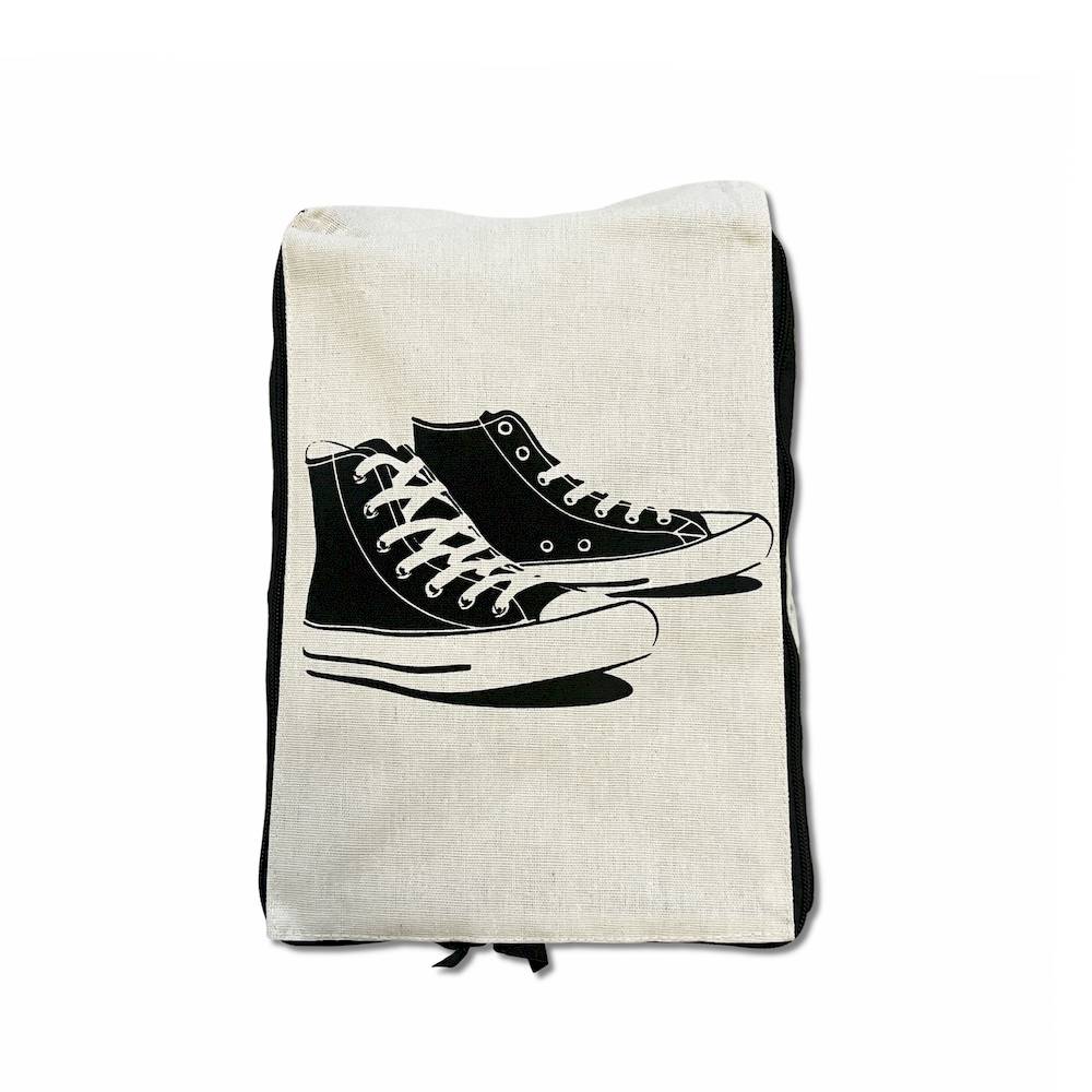 Custodia porta scarpe con cerniera sneakers