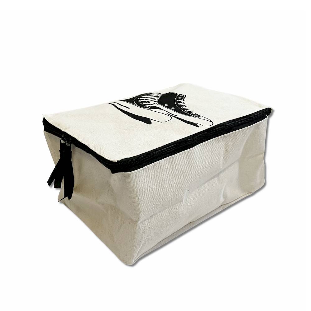 Custodia porta scarpe con cerniera sneakers