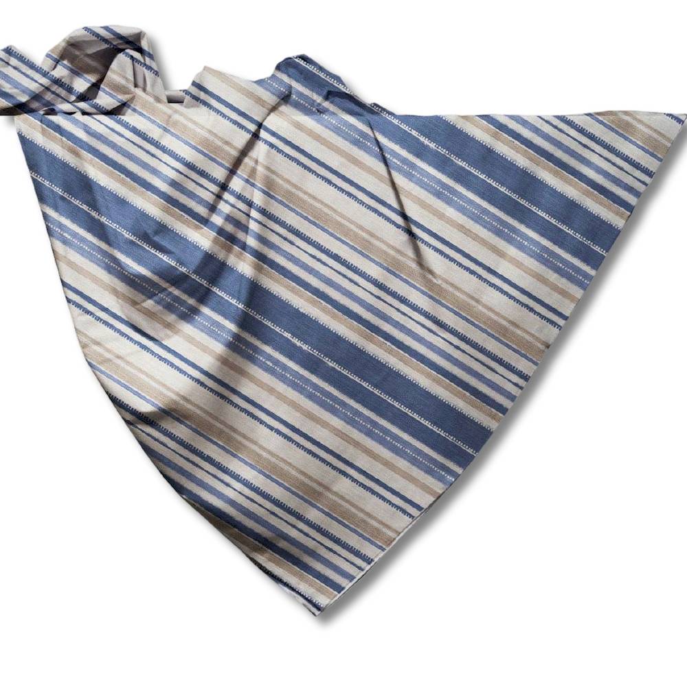 Copritutto Foulard cotone leggero Sabina blu 260 x 280