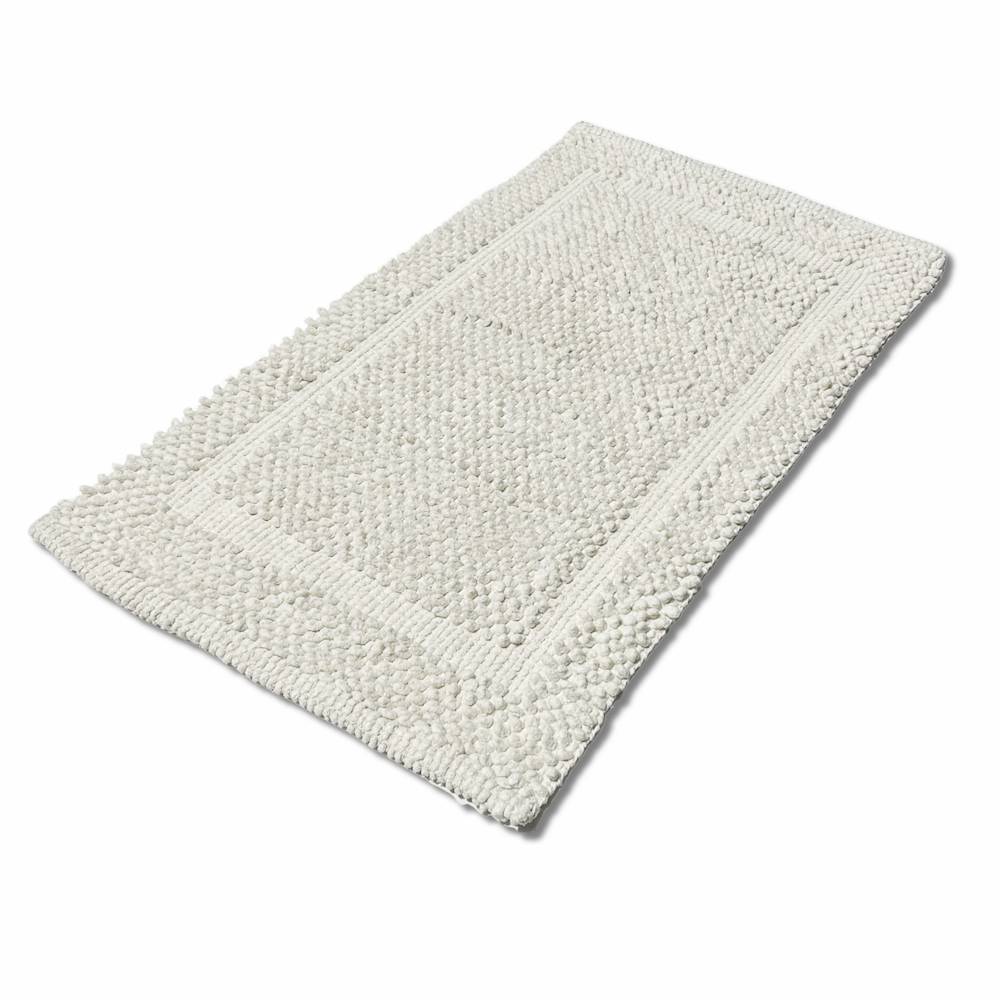 Tappeto pop corn in rilievo bianco 50 x 80