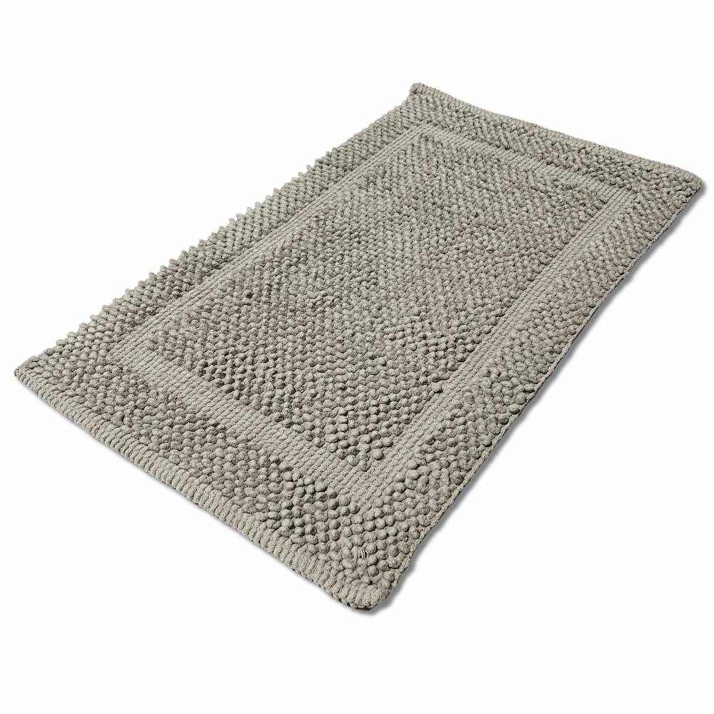 Tappeto pop corn in rilievo tortora 50 x 80