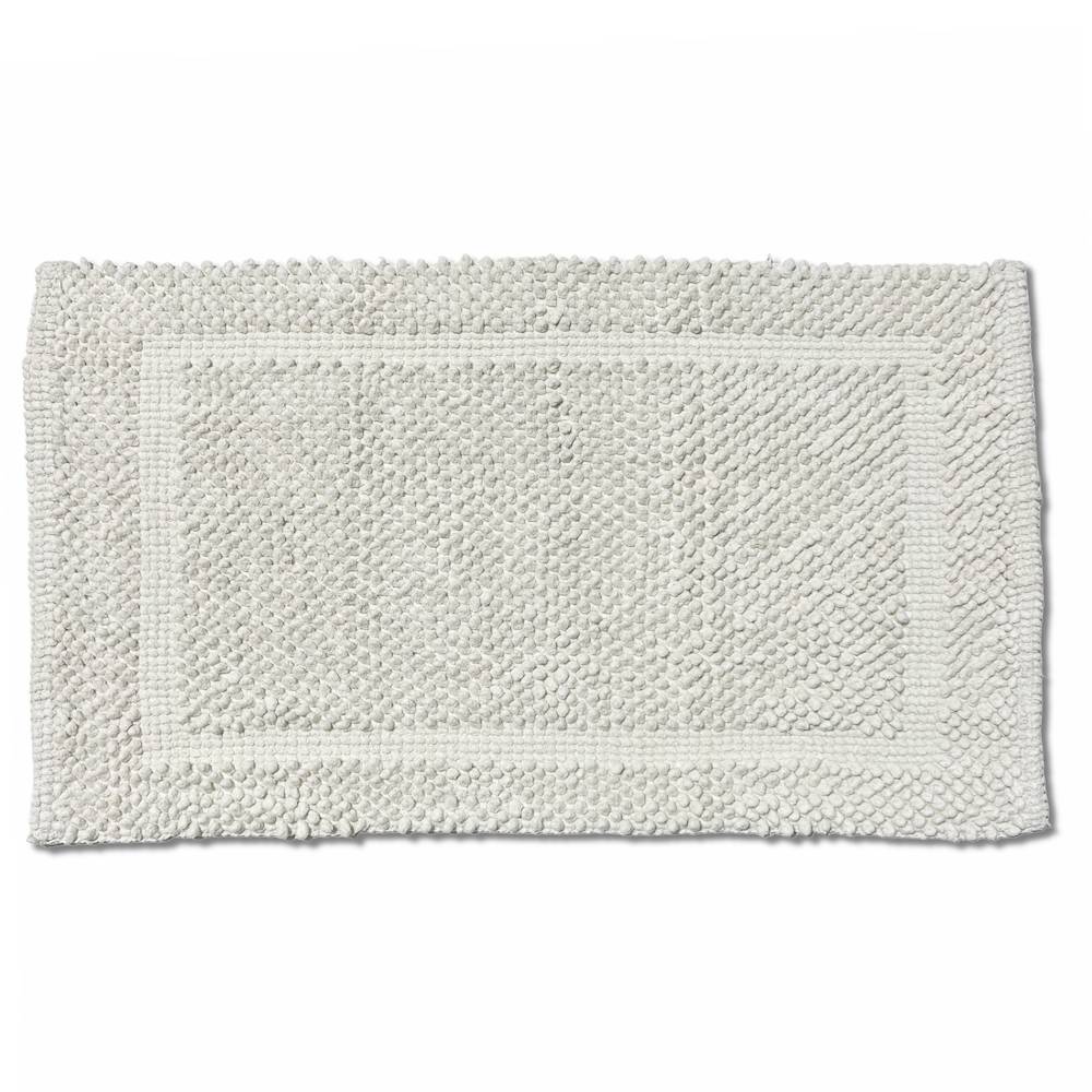 Tappeto pop corn in rilievo bianco 50 x 120