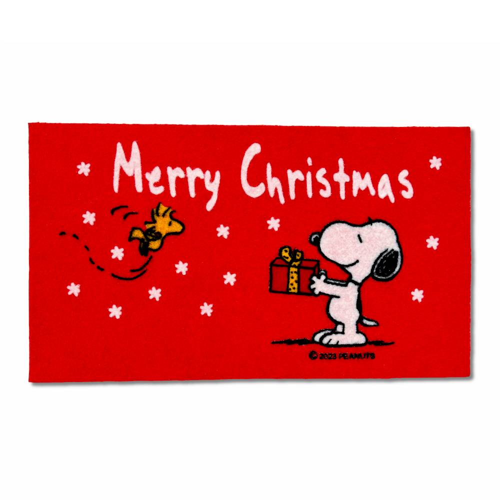 Zerbino Natalizio Snoopy - Woodstock pacco regalo