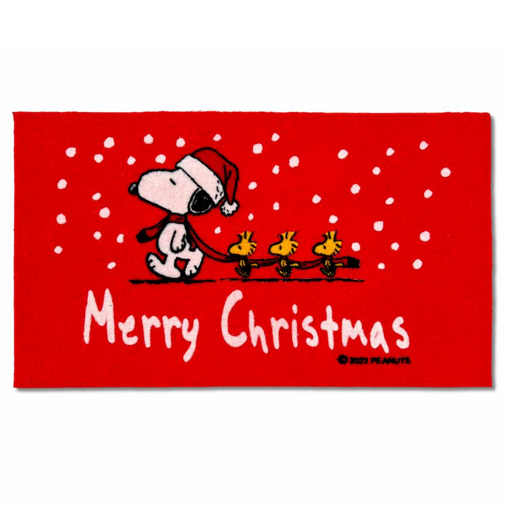 Zerbino Natalizio Snoopy - Woodstock sciarpa