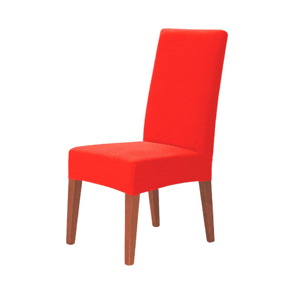 Coppia coprisedia no stiro elasticizzato antimacchia Arancio