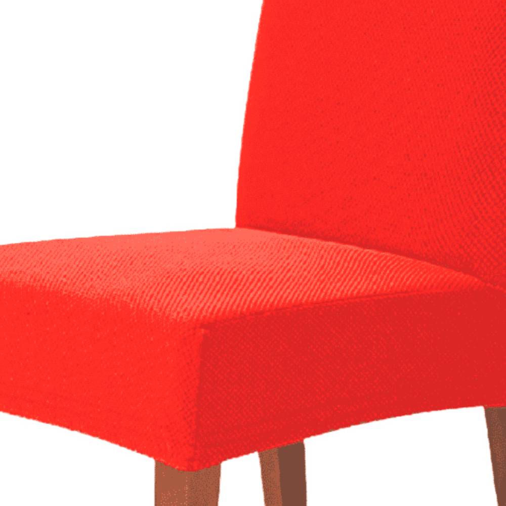 Coppia coprisedia no stiro elasticizzato antimacchia Arancio