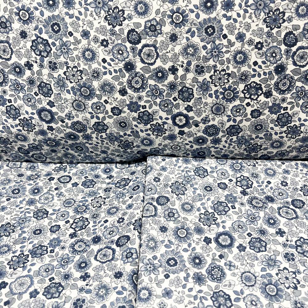 Completo Lenzuola Mary azzurre matrimoniale