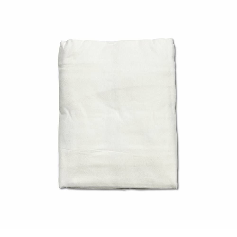 Lenzuolo in flanella da sotto con angoli Bianco singolo