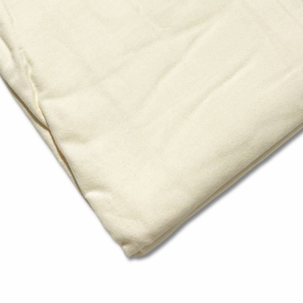 Lenzuolo in flanella da sotto con angoli panna matrimoniale