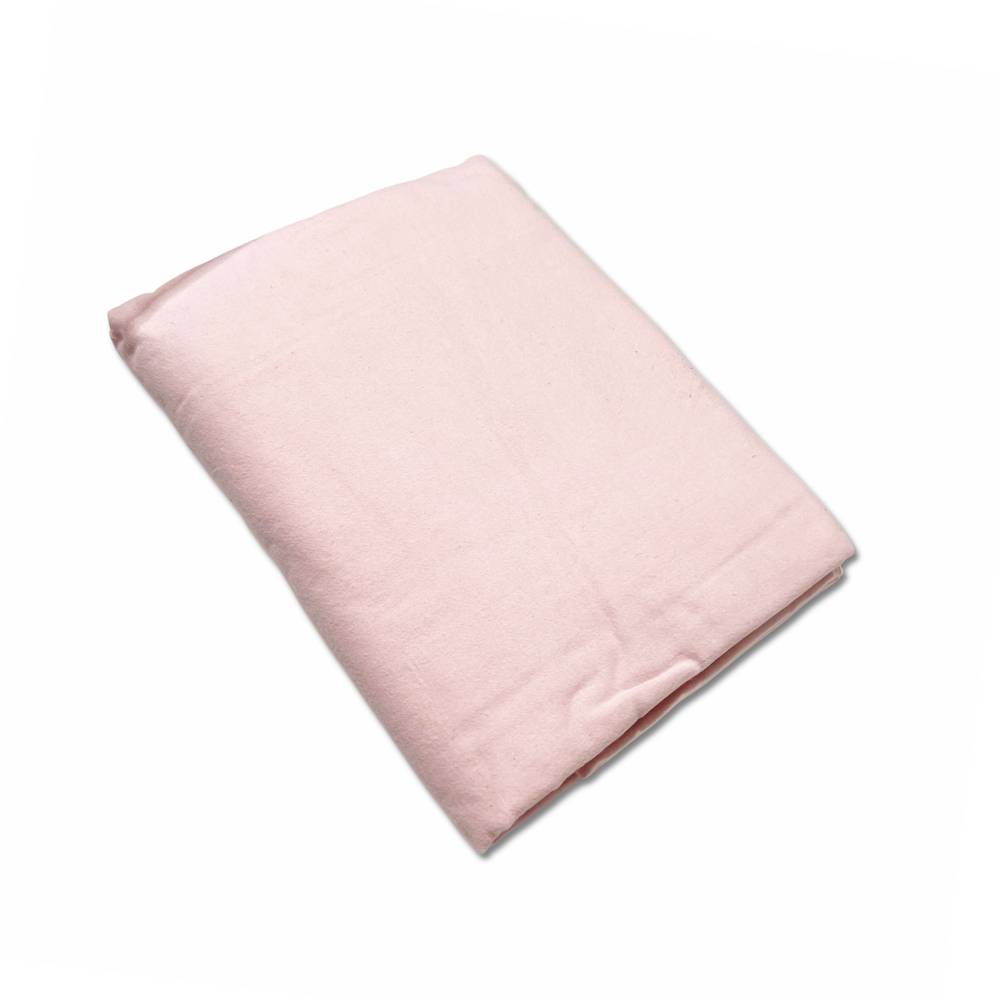 Lenzuolo in flanella da sotto con angoli Rosa matrimoniale