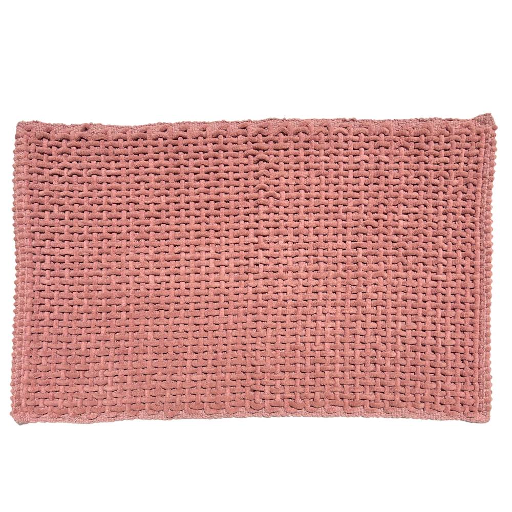 Tappeto antiscivolo Osaka intrecciato Rosa 50 x 80