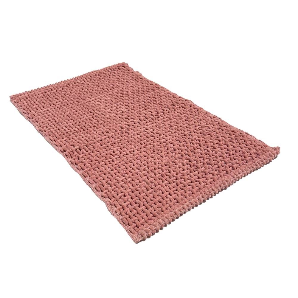 Tappeto antiscivolo Osaka intrecciato Rosa 50 x 80