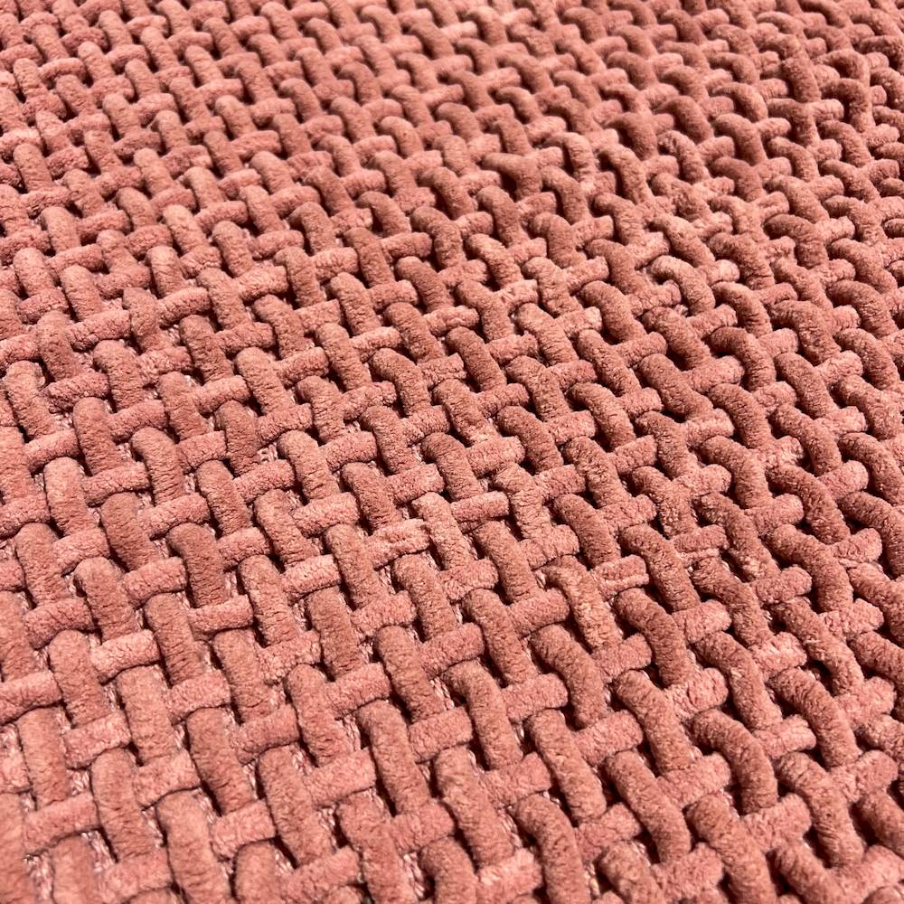 Tappeto antiscivolo Osaka intrecciato Rosa 50 x 80